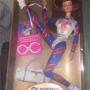 1995 Barbie Gymnastics Doll no damage no damage internal no damage external